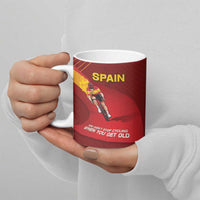 Spain Cycling Ceramic Mug You Don't Stop Cycling When You Get Old - Wonder Print Shop