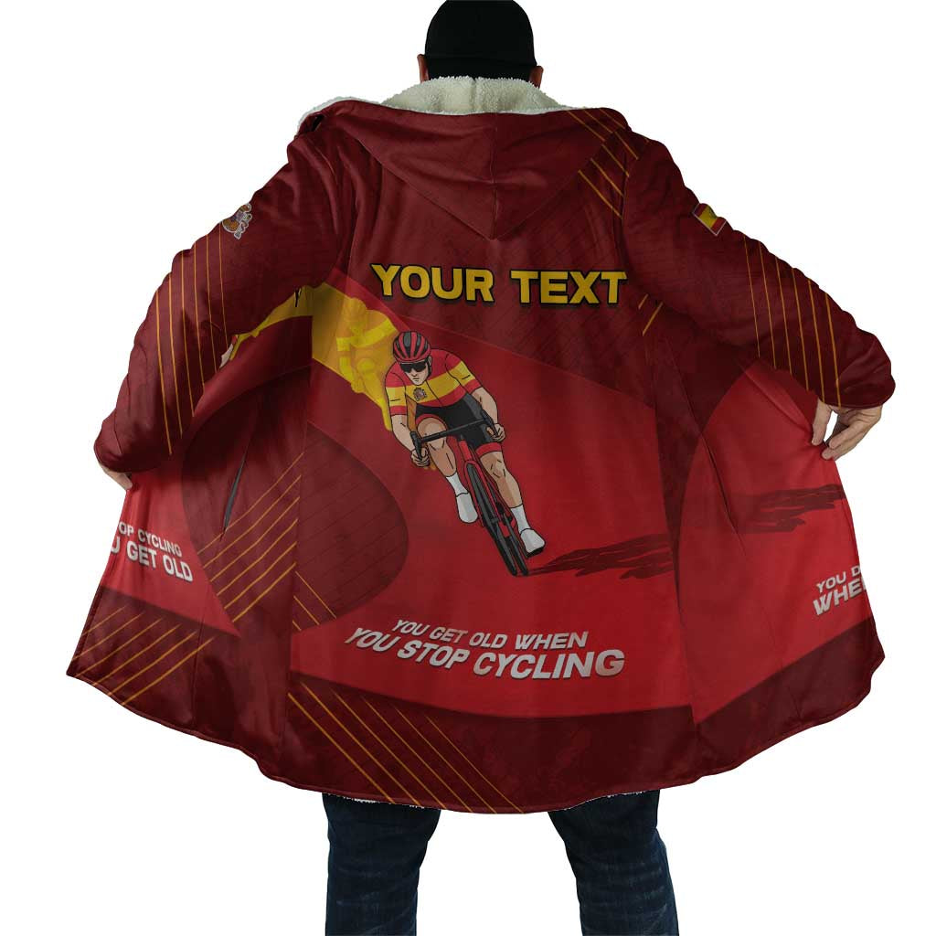 Personalized Spain Cycling Cloak You Don't Stop Cycling When You Get Old - Wonder Print Shop