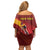 Personalized Spain Cycling Family Matching Off Shoulder Short Dress and Hawaiian Shirt You Don't Stop Cycling When You Get Old - Wonder Print Shop