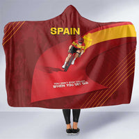 Spain Cycling Hooded Blanket You Don't Stop Cycling When You Get Old - Wonder Print Shop