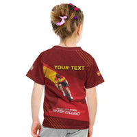 Personalized Spain Cycling Kid T Shirt You Don't Stop Cycling When You Get Old - Wonder Print Shop
