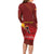 Personalized Spain Cycling Long Sleeve Bodycon Dress You Don't Stop Cycling When You Get Old - Wonder Print Shop