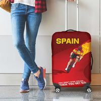Spain Cycling Luggage Cover You Don't Stop Cycling When You Get Old - Wonder Print Shop
