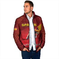 Personalized Spain Cycling Padded Jacket You Don't Stop Cycling When You Get Old - Wonder Print Shop