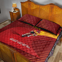 Spain Cycling Quilt Bed Set You Don't Stop Cycling When You Get Old - Wonder Print Shop
