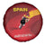 Spain Cycling Spare Tire Cover You Don't Stop Cycling When You Get Old - Wonder Print Shop