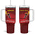 Personalized Spain Cycling Tumbler With Handle You Don't Stop Cycling When You Get Old - Wonder Print Shop