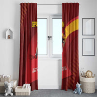 Spain Cycling Window Curtain You Don't Stop Cycling When You Get Old - Wonder Print Shop