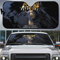 Ancient Greek Athena Auto Sun Shade Goddess Of Wisdom - Wonder Print Shop