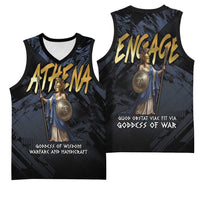 Ancient Greek Athena Basketball Jersey Goddess Of Wisdom - Wonder Print Shop