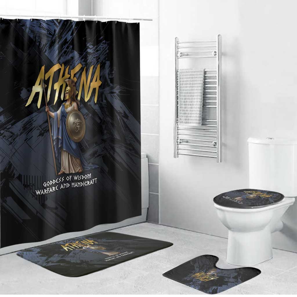 Ancient Greek Athena Bathroom Set Goddess Of Wisdom - Wonder Print Shop