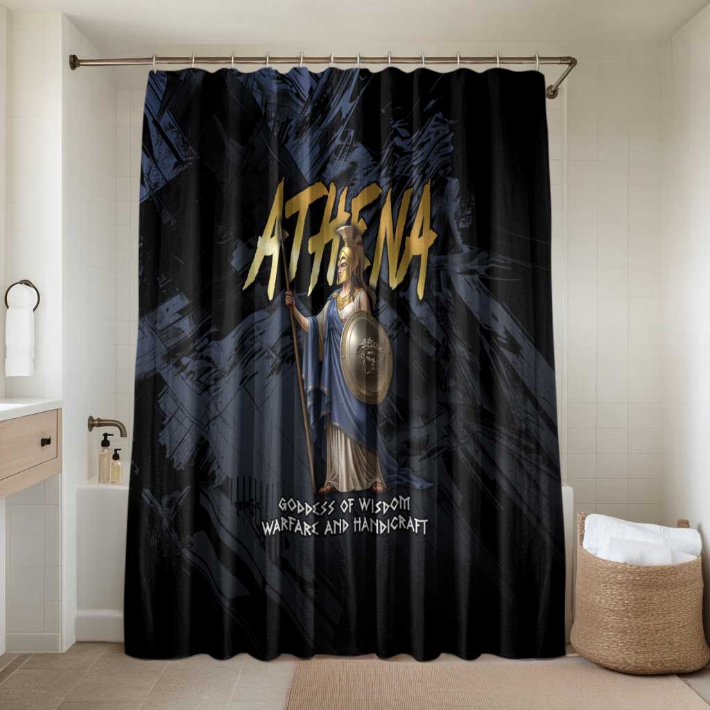 Ancient Greek Athena Bathroom Set Goddess Of Wisdom - Wonder Print Shop