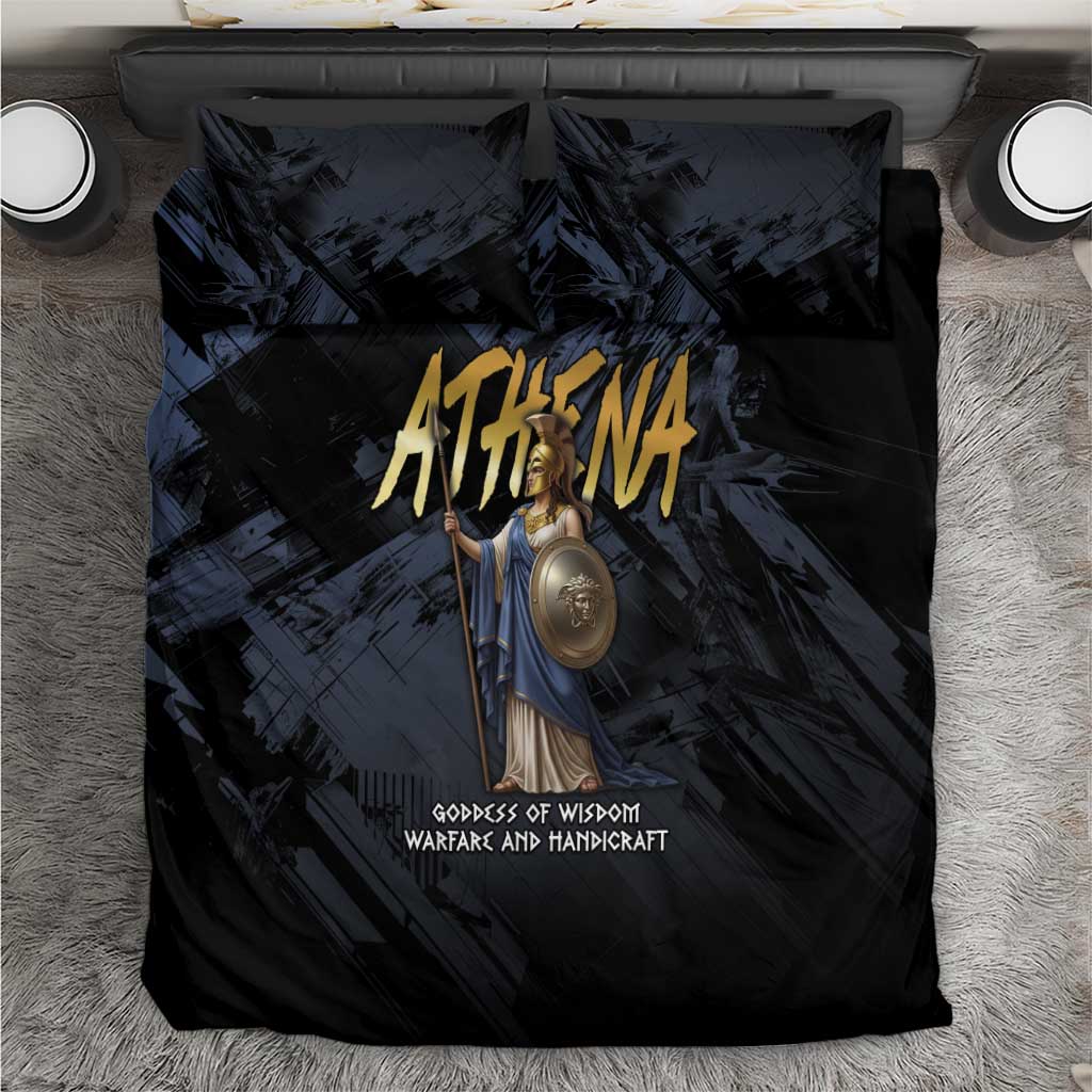 Ancient Greek Athena Bedding Set Goddess Of Wisdom - Wonder Print Shop