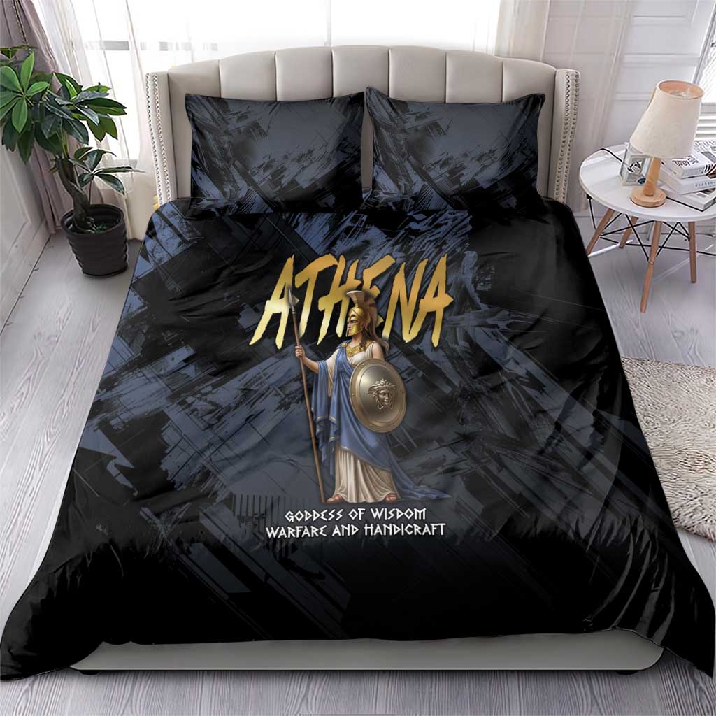 Ancient Greek Athena Bedding Set Goddess Of Wisdom - Wonder Print Shop