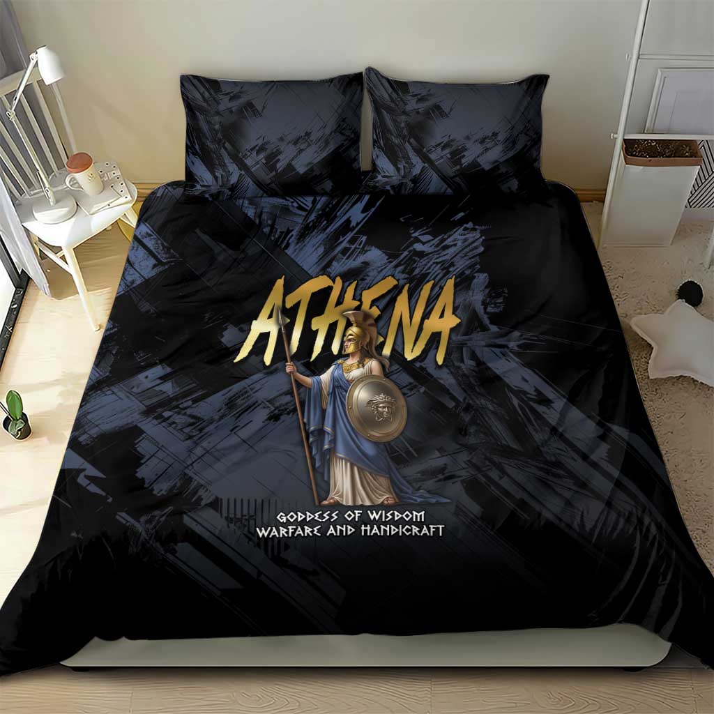 Ancient Greek Athena Bedding Set Goddess Of Wisdom - Wonder Print Shop