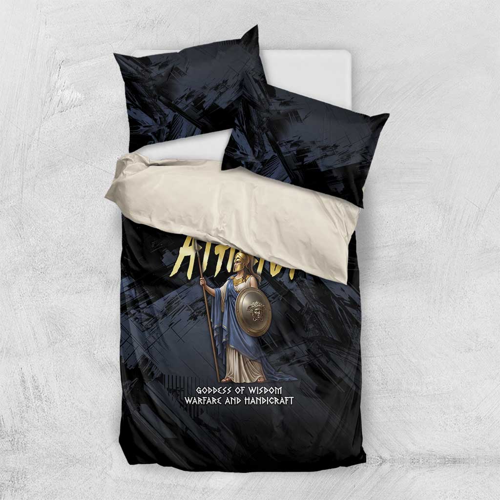 Ancient Greek Athena Bedding Set Goddess Of Wisdom - Wonder Print Shop
