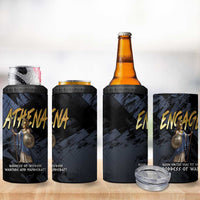 Ancient Greek Athena 4 in 1 Can Cooler Tumbler Goddess Of Wisdom - Wonder Print Shop