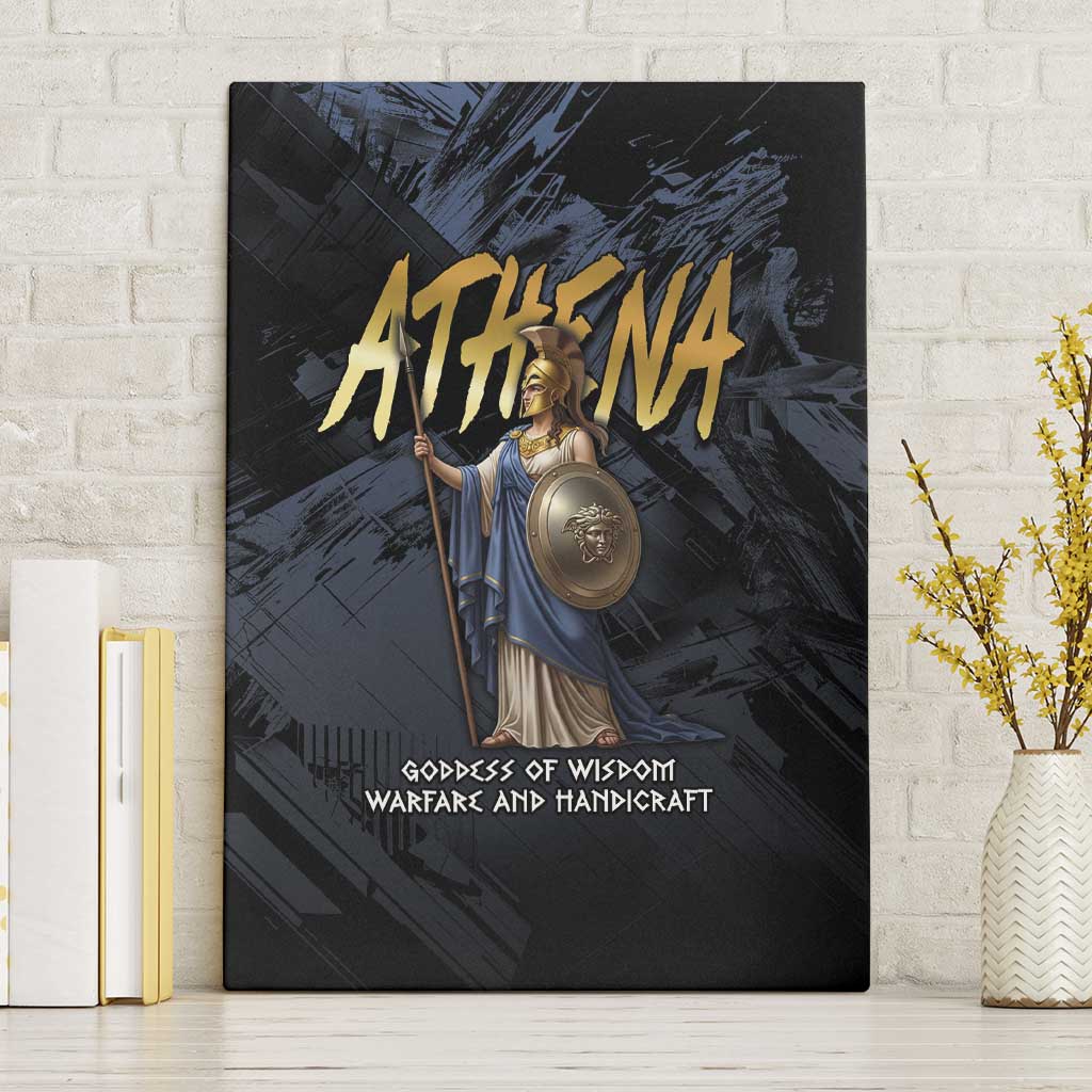Ancient Greek Athena Canvas Wall Art Goddess Of Wisdom - Wonder Print Shop