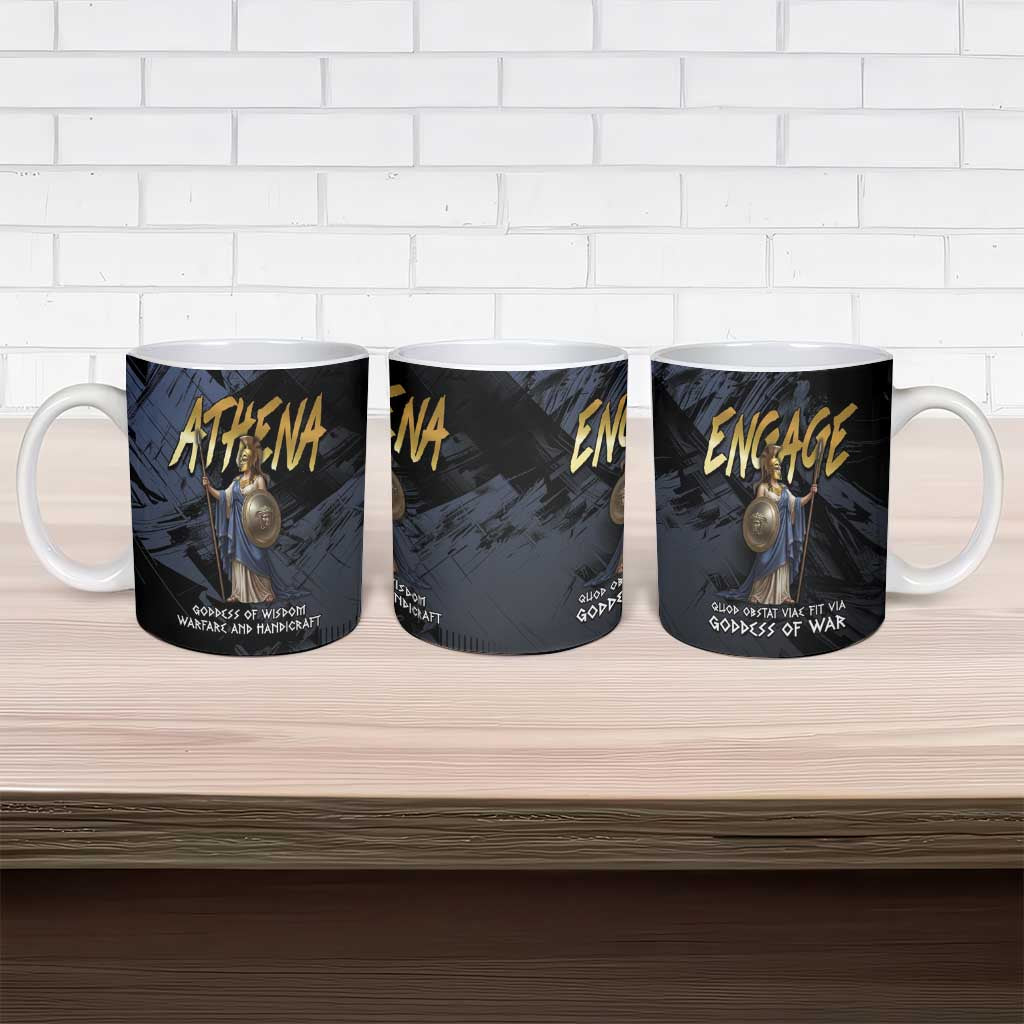 Ancient Greek Athena Ceramic Mug Goddess Of Wisdom - Wonder Print Shop