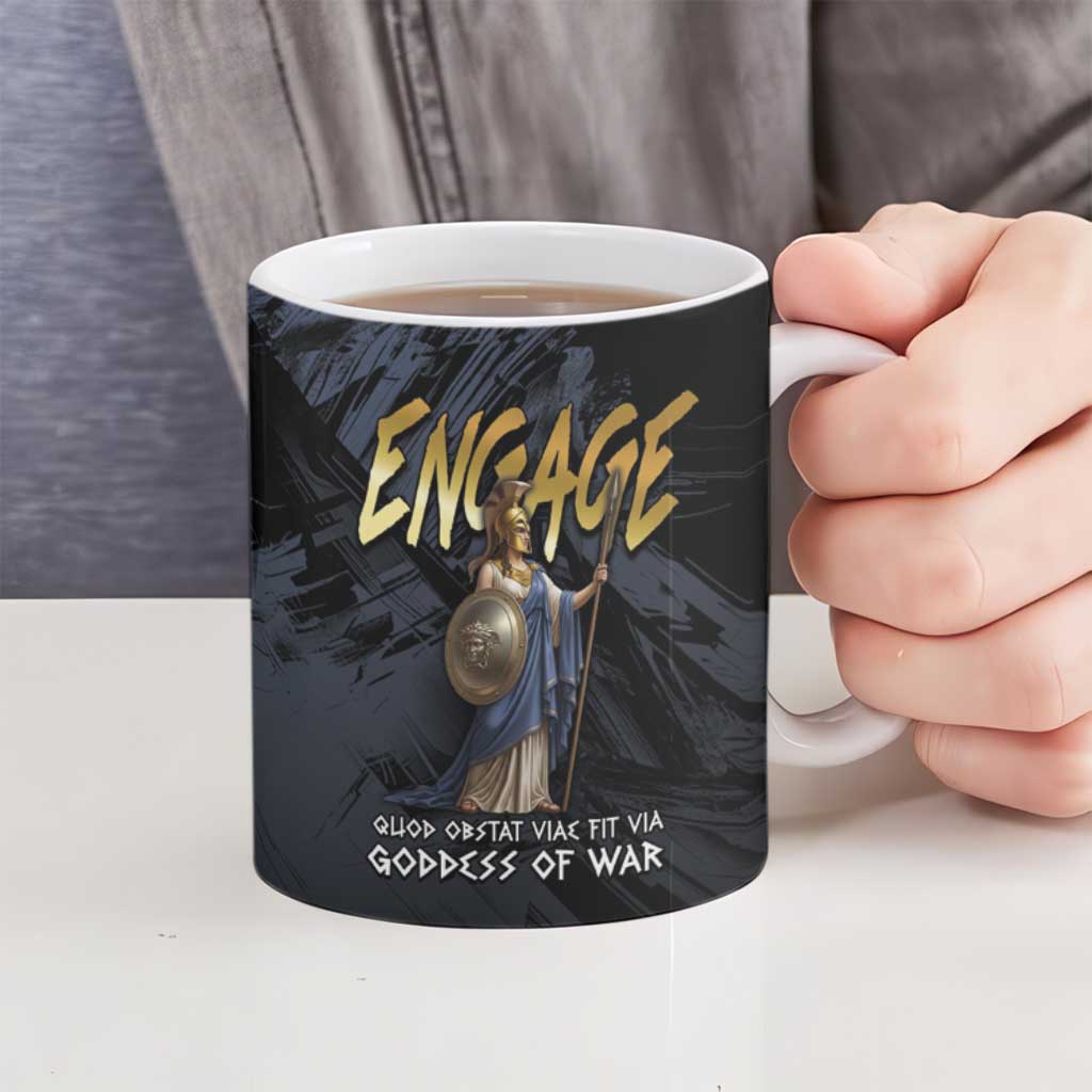 Ancient Greek Athena Ceramic Mug Goddess Of Wisdom - Wonder Print Shop