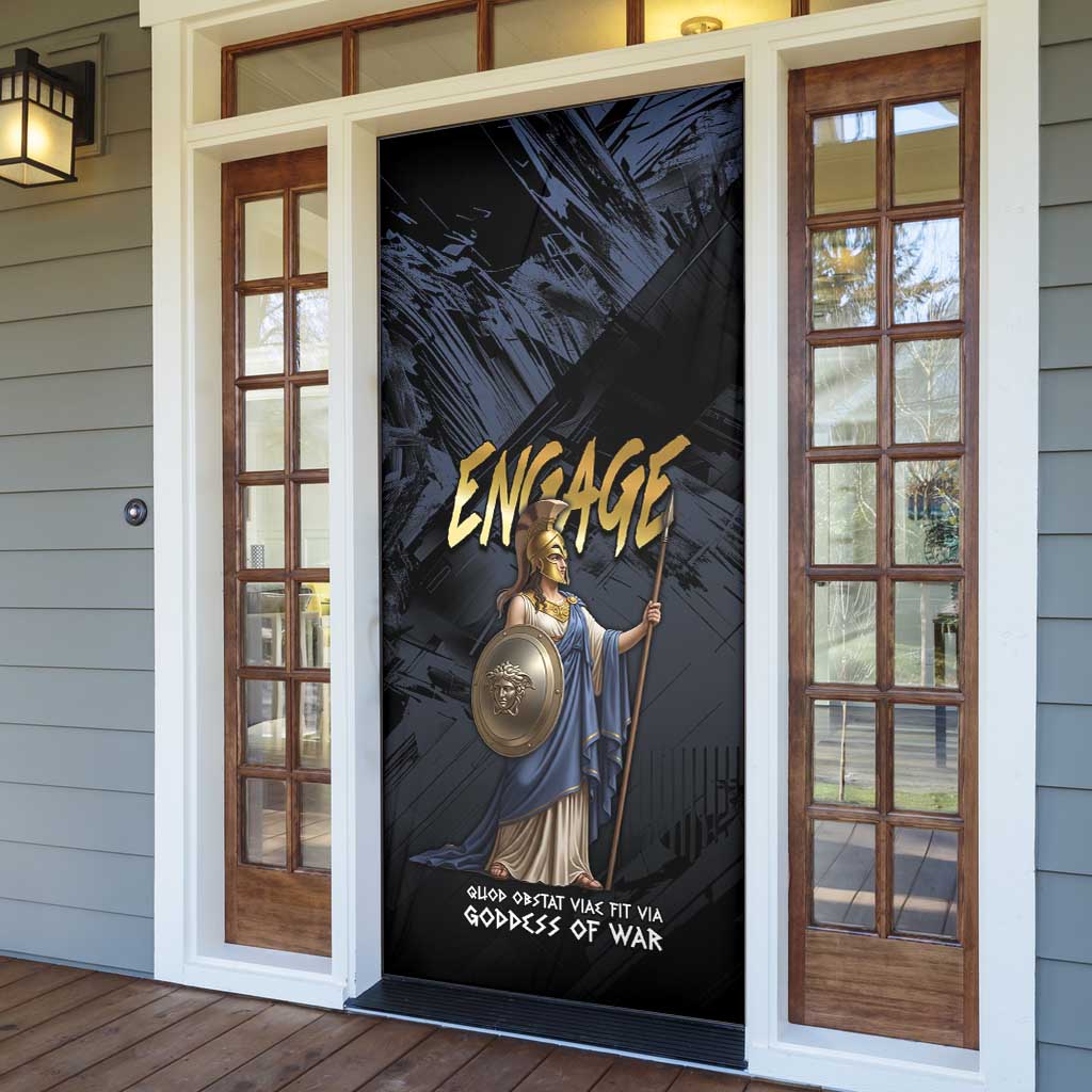 Ancient Greek Athena Door Cover Goddess Of Wisdom - Wonder Print Shop