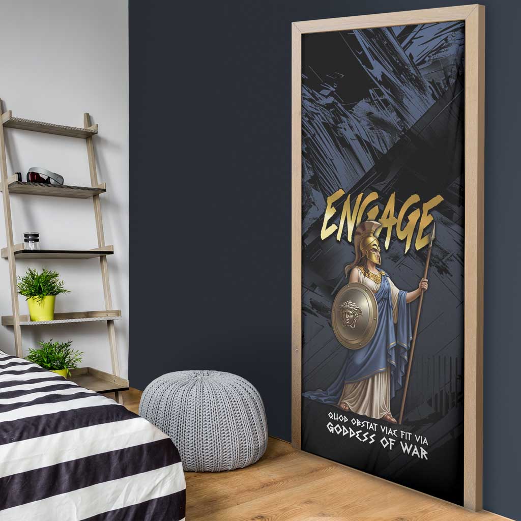 Ancient Greek Athena Door Cover Goddess Of Wisdom - Wonder Print Shop