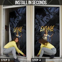 Ancient Greek Athena Door Cover Goddess Of Wisdom - Wonder Print Shop