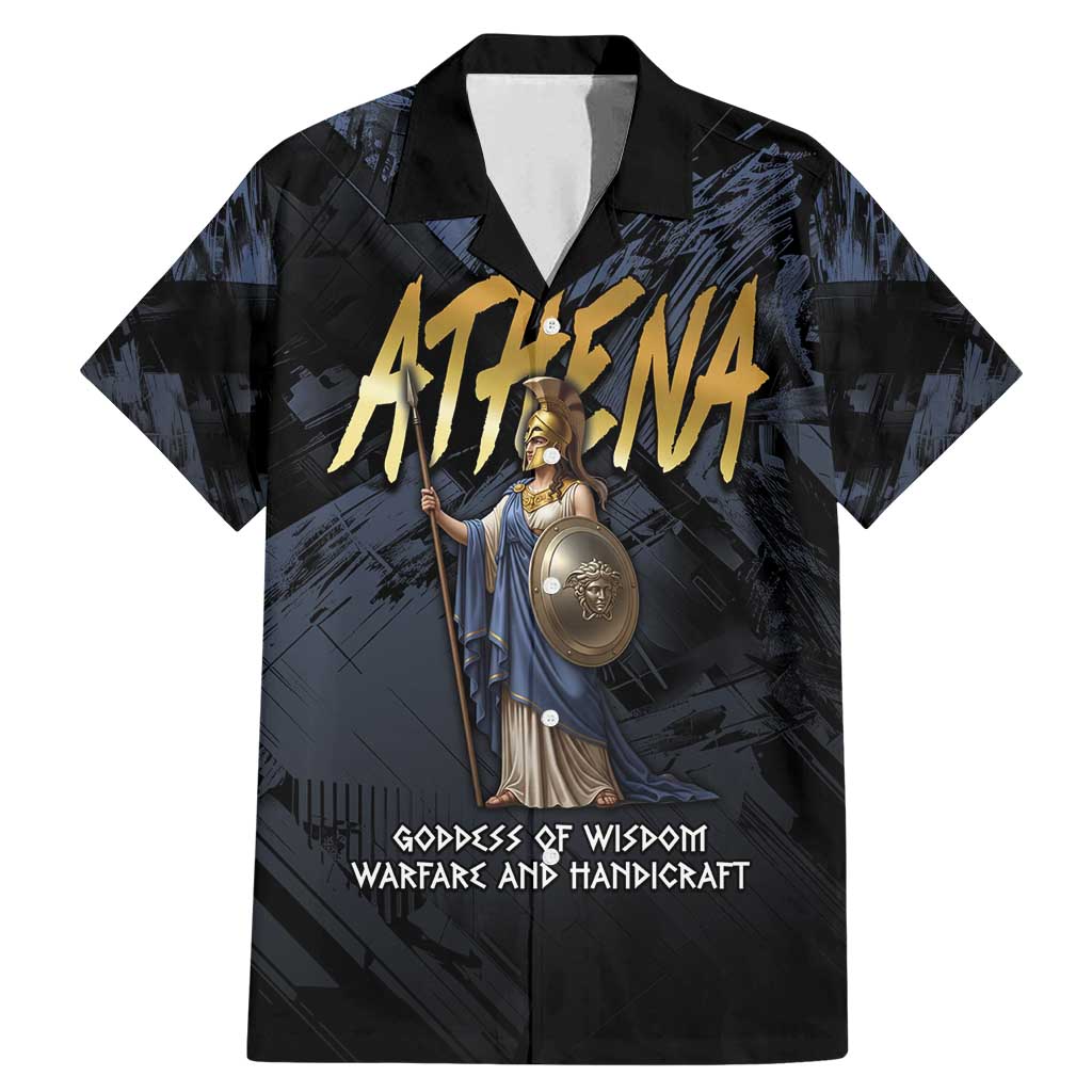 Ancient Greek Athena Family Matching Mermaid Dress and Hawaiian Shirt Goddess Of Wisdom - Wonder Print Shop