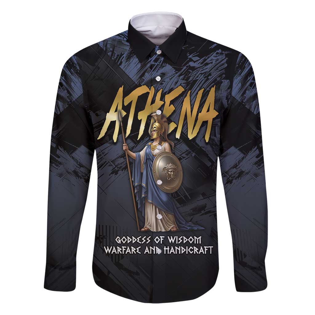 Ancient Greek Athena Family Matching Mermaid Dress and Hawaiian Shirt Goddess Of Wisdom - Wonder Print Shop