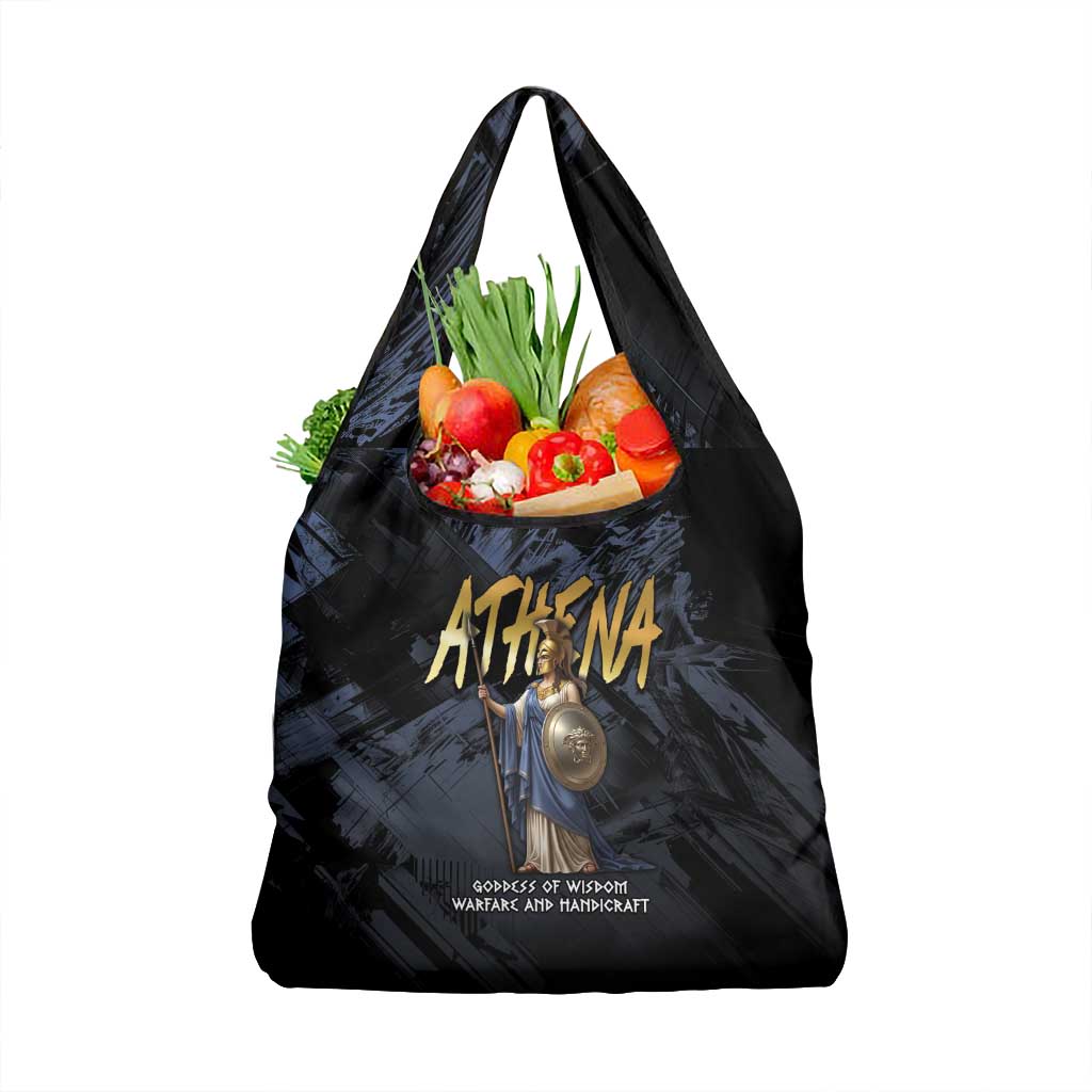 Ancient Greek Athena Grocery Bag Goddess Of Wisdom - Wonder Print Shop