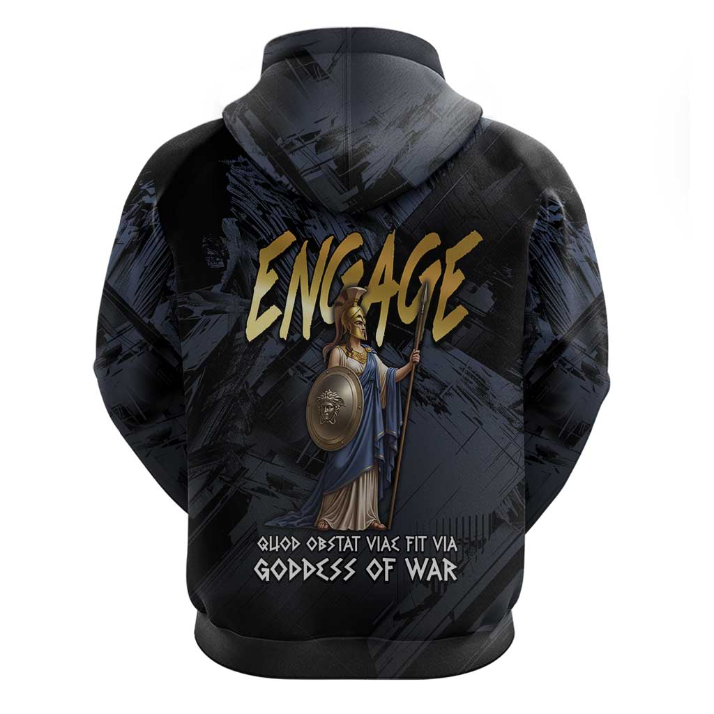 Ancient Greek Athena Hoodie Goddess Of Wisdom - Wonder Print Shop