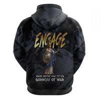 Ancient Greek Athena Hoodie Goddess Of Wisdom - Wonder Print Shop