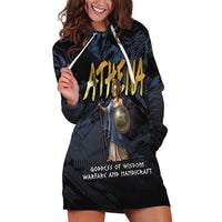 Ancient Greek Athena Hoodie Dress Goddess Of Wisdom - Wonder Print Shop
