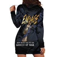 Ancient Greek Athena Hoodie Dress Goddess Of Wisdom - Wonder Print Shop