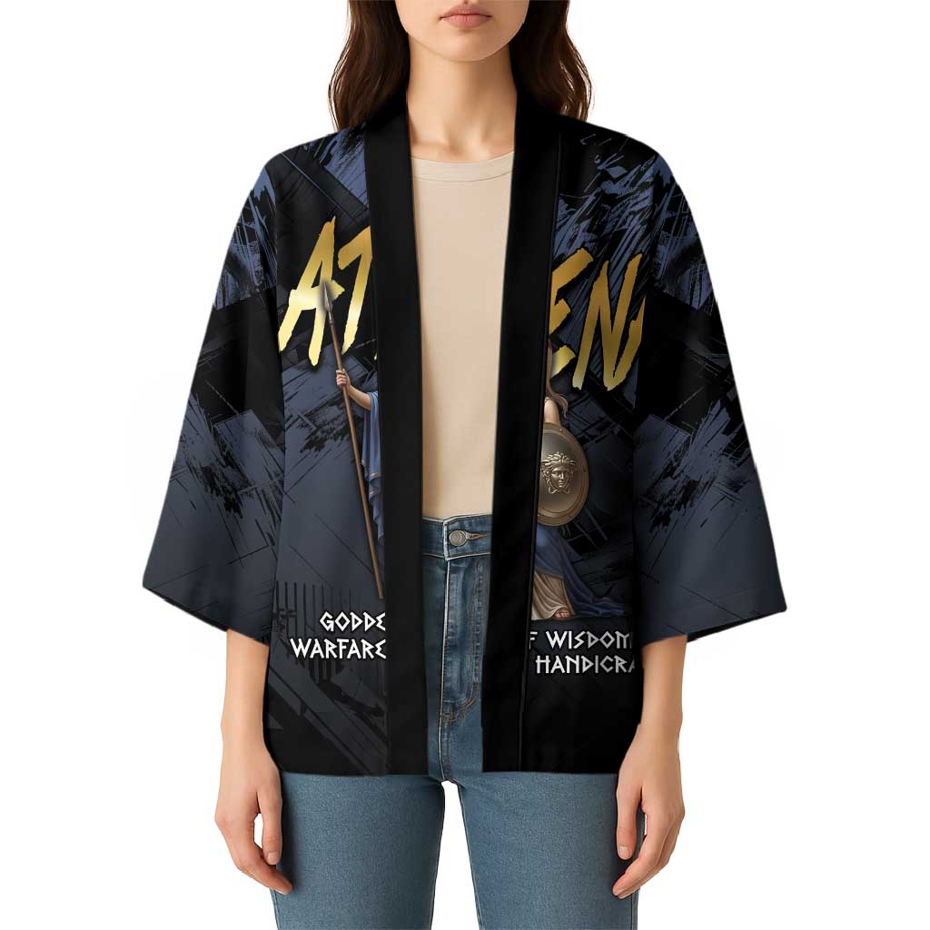 Ancient Greek Athena Kimono Goddess Of Wisdom - Wonder Print Shop