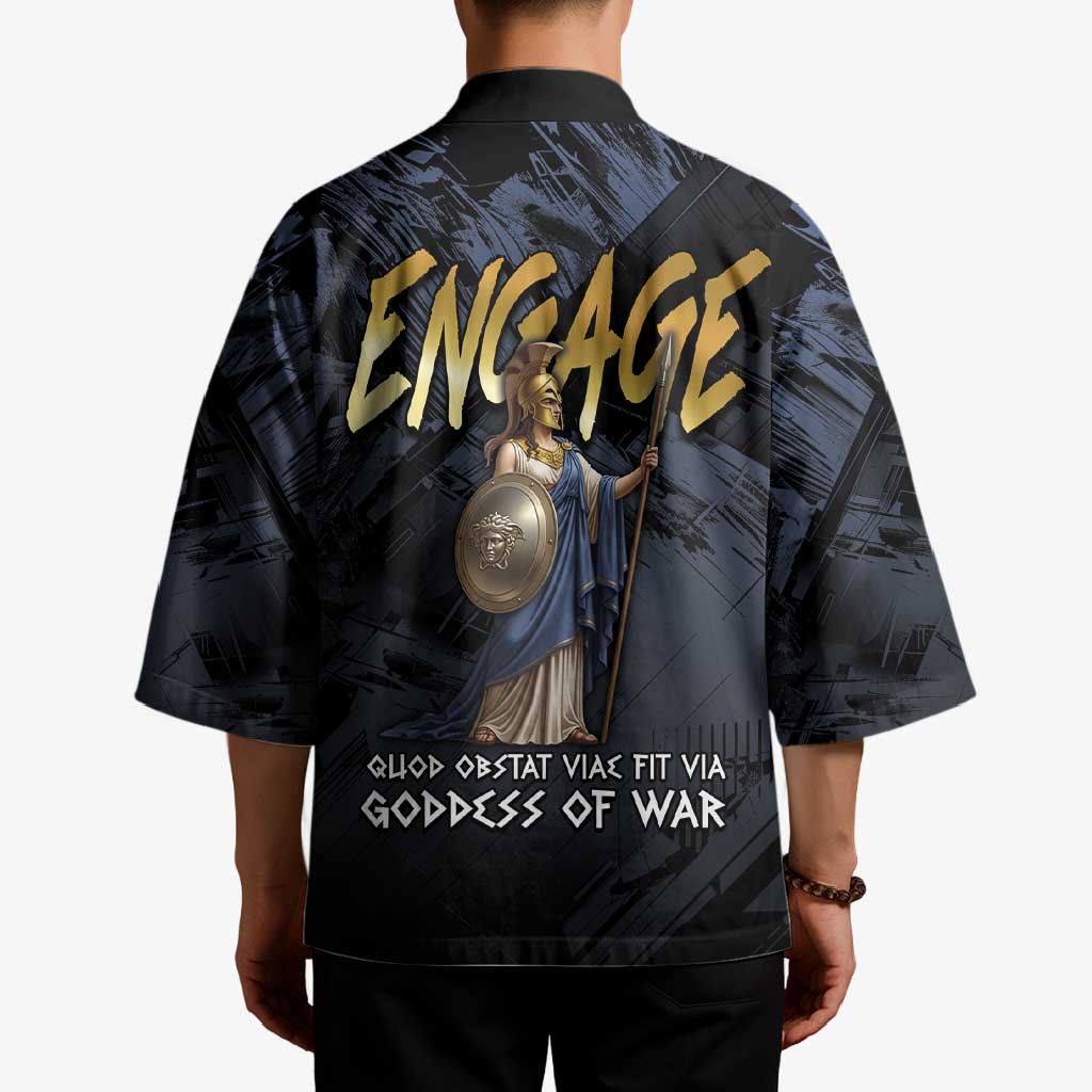 Ancient Greek Athena Kimono Goddess Of Wisdom - Wonder Print Shop