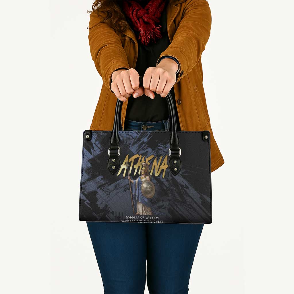 Ancient Greek Athena Leather Bag Goddess Of Wisdom - Wonder Print Shop