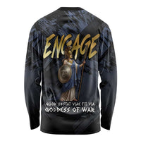 Ancient Greek Athena Long Sleeve Shirt Goddess Of Wisdom - Wonder Print Shop