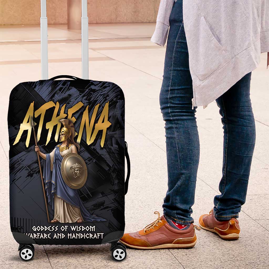 Ancient Greek Athena Luggage Cover Goddess Of Wisdom - Wonder Print Shop