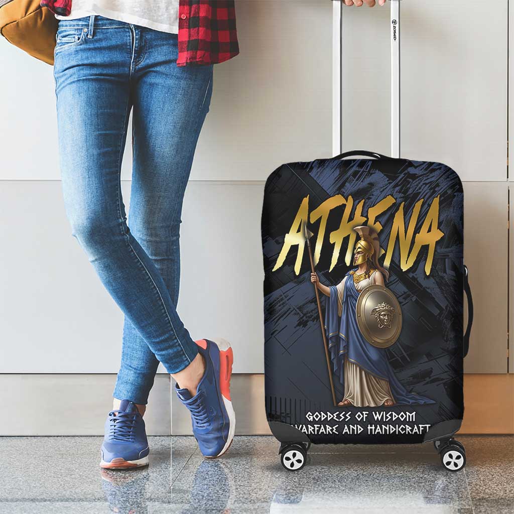 Ancient Greek Athena Luggage Cover Goddess Of Wisdom - Wonder Print Shop