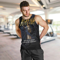 Ancient Greek Athena Men Tank Top Goddess Of Wisdom - Wonder Print Shop