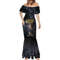 Ancient Greek Athena Mermaid Dress Goddess Of Wisdom - Wonder Print Shop