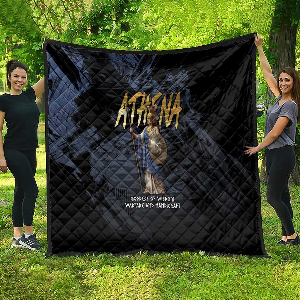 Ancient Greek Athena Quilt Goddess Of Wisdom - Wonder Print Shop