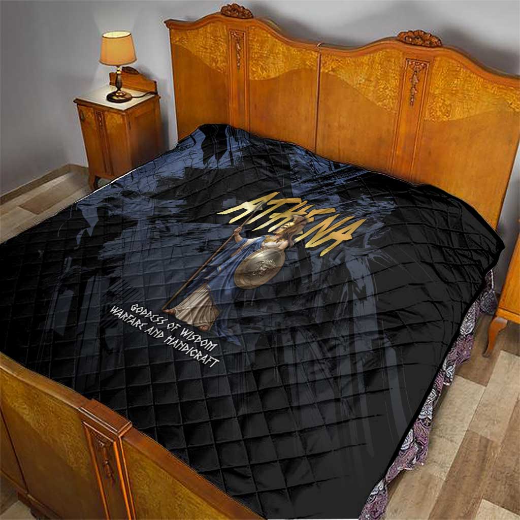 Ancient Greek Athena Quilt Goddess Of Wisdom - Wonder Print Shop