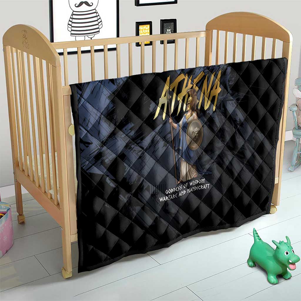 Ancient Greek Athena Quilt Goddess Of Wisdom - Wonder Print Shop