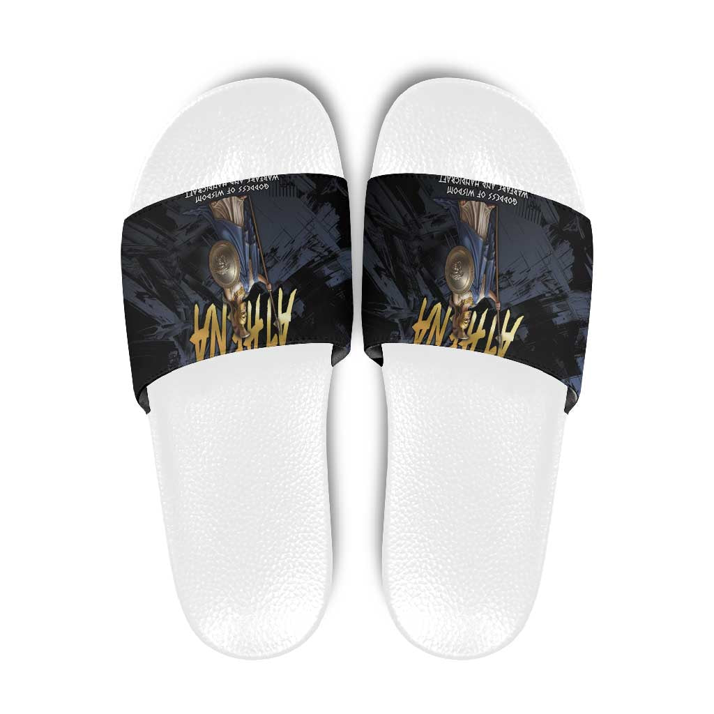 Ancient Greek Athena Slide Sandals Goddess Of Wisdom - Wonder Print Shop