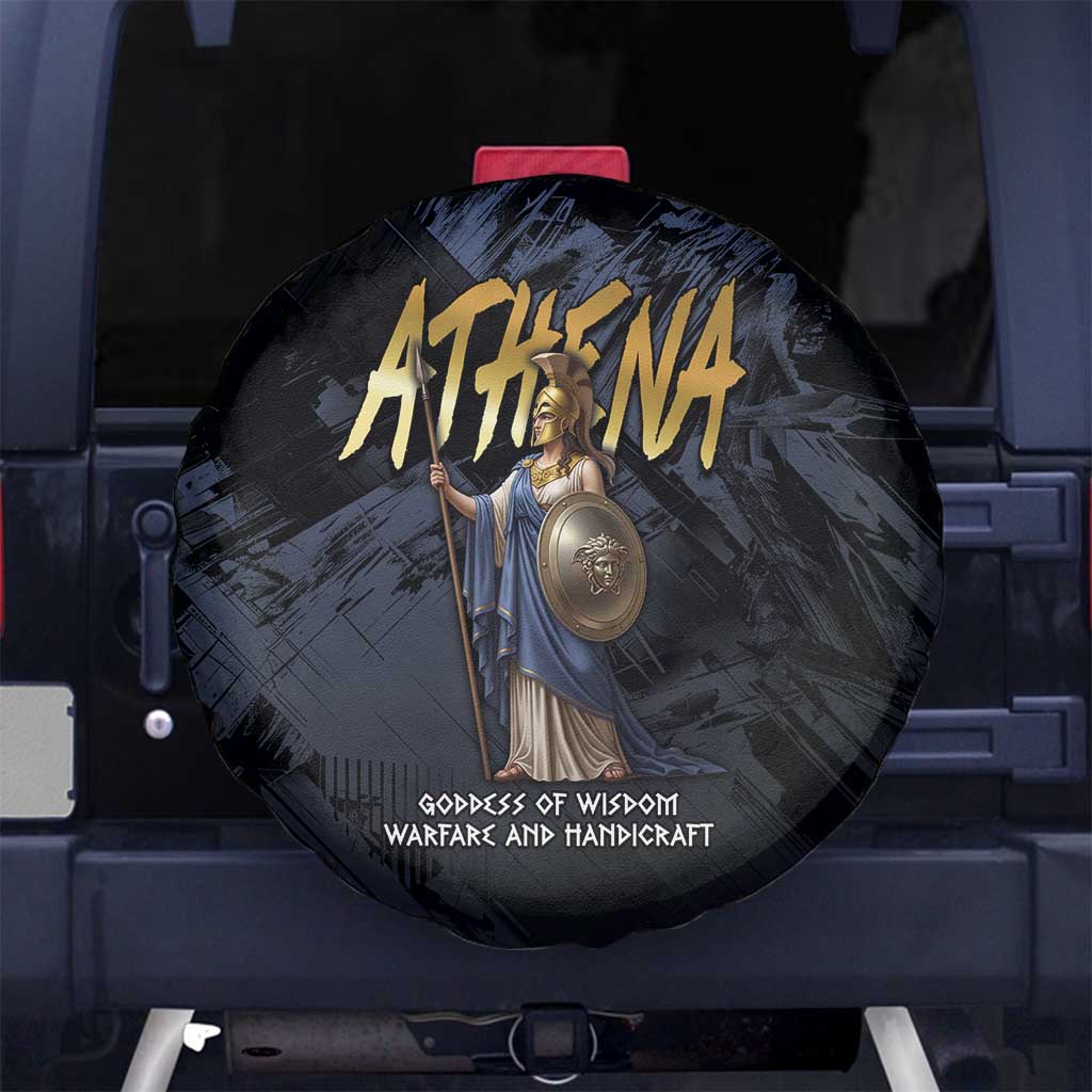Ancient Greek Athena Spare Tire Cover Goddess Of Wisdom - Wonder Print Shop