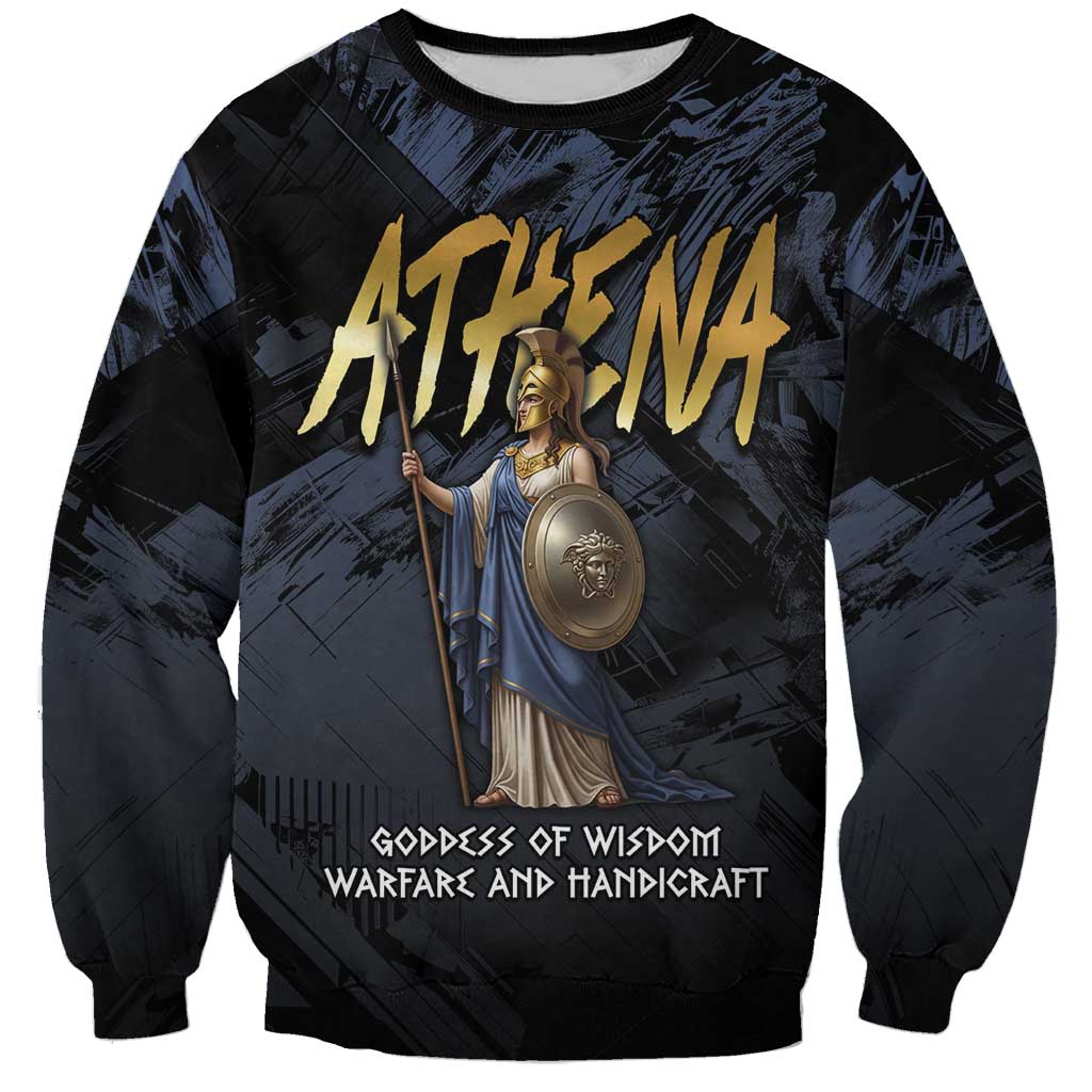 Ancient Greek Athena Sweatshirt Goddess Of Wisdom - Wonder Print Shop