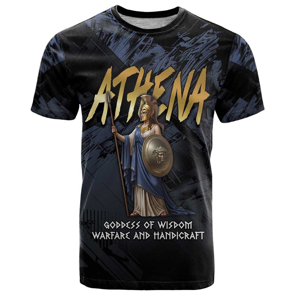 Ancient Greek Athena T Shirt Goddess Of Wisdom - Wonder Print Shop