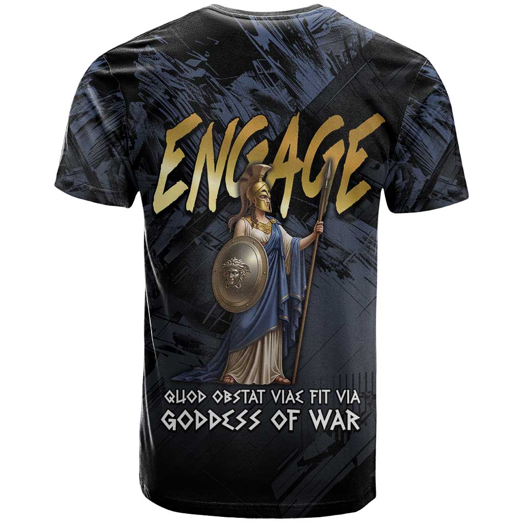 Ancient Greek Athena T Shirt Goddess Of Wisdom - Wonder Print Shop